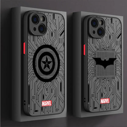 Marvel Logos Matte Lux Case