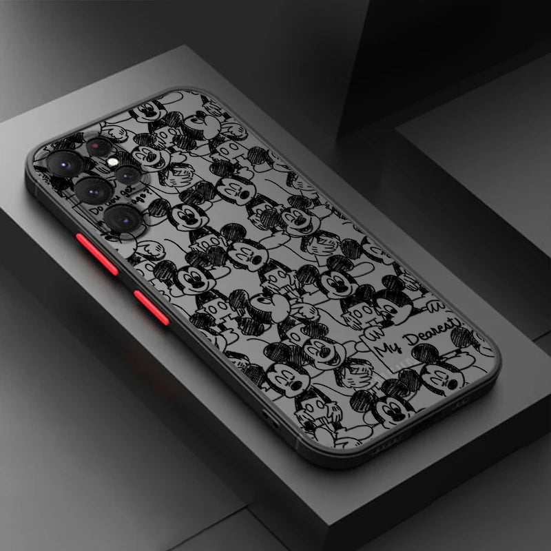 Minimalistic Mickey Mouse Matte Lux Case Samsung