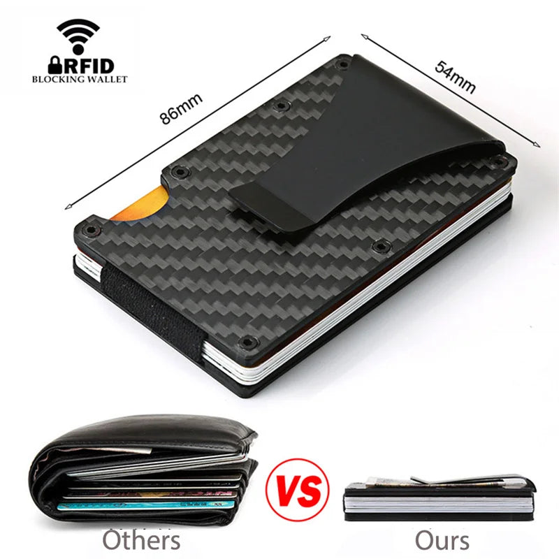 Carbon Fiber Card Holder - Money Clip