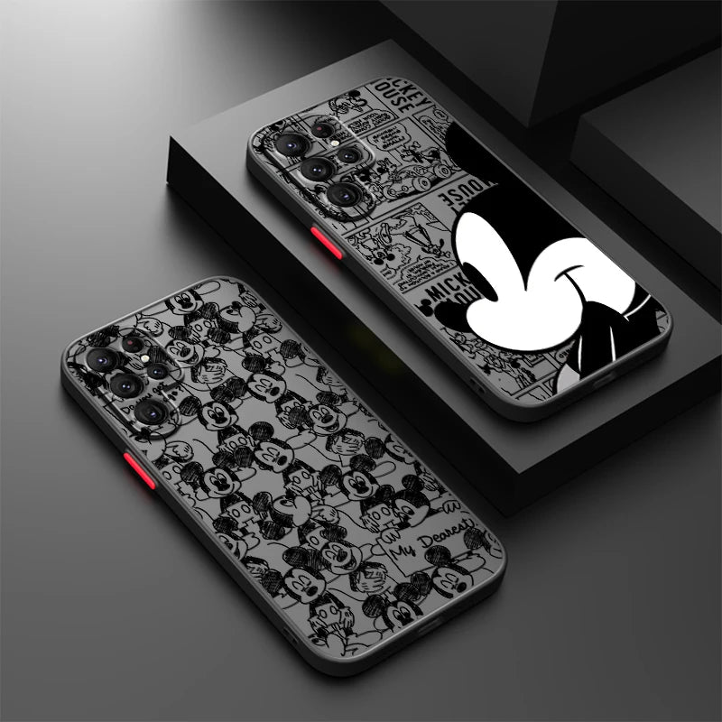 Minimalistic Mickey Mouse Matte Lux Case Samsung