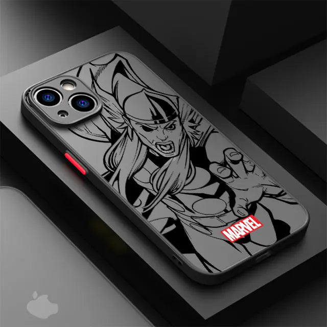 Minimalistic Marvel Matte Lux Phone Case