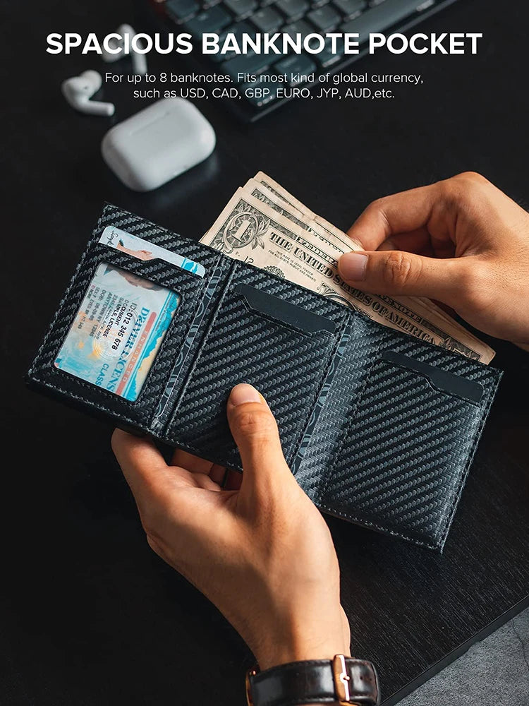 Carbon Fiber Bi-Fold Wallet