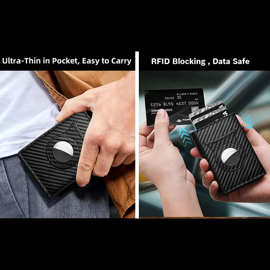 Men's Carbon Smart Wallet