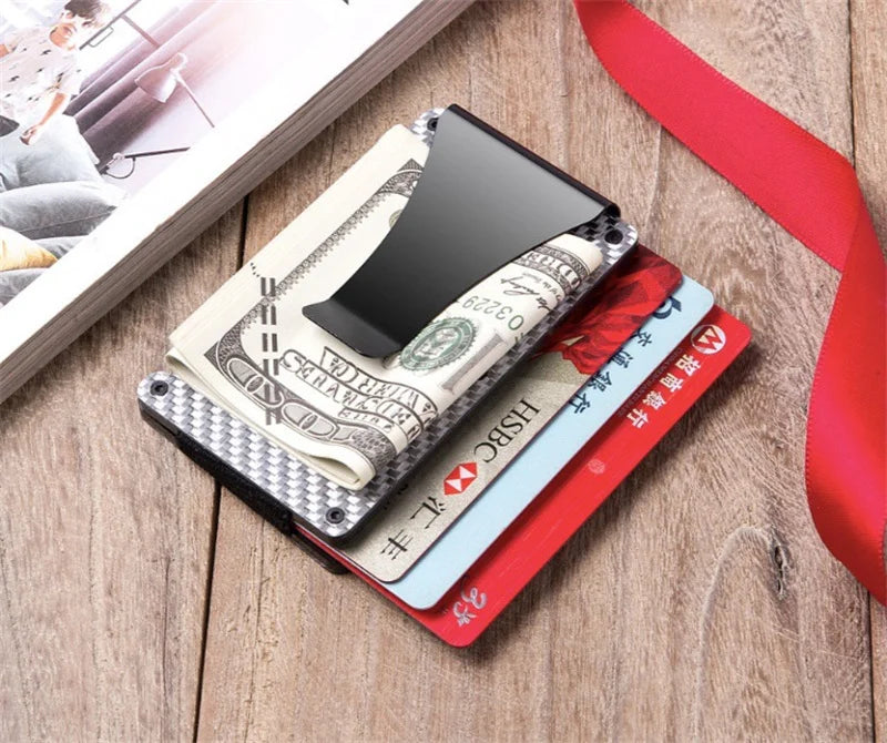 Carbon Fiber Card Holder - Money Clip